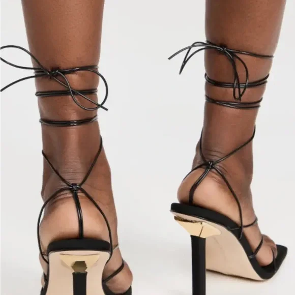 New in box Good American
Caged Slanted Sandals SOLD OUT ONLINE MSRP $195 - Picture 5 of 6